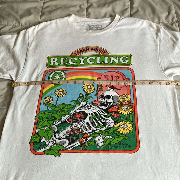 Recycling Skeleton Graphic Tee - Picture 4 of 7